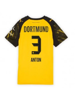 Zenske Futbalové oblečenie Borussia Dortmund Waldemar Anton #3 2025-26 Krátky Rukáv - Domáci Zenske Futbalové oblečenie Borussia Dortmund Waldemar Anton #3 2025-26 Krátky Rukáv - Domáci